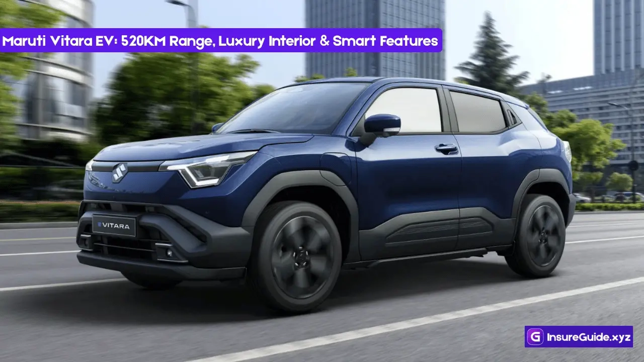 Maruti Vitara EV- 520KM Range, Luxury Interior & Smart Features